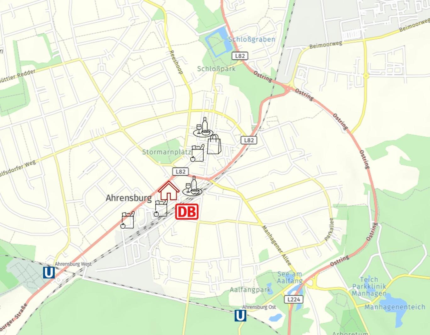 Have-A-Nice-Stay - Nahe Bahnhof - 20 Minuten Nach Hamburg - Trotzdem Ruhig Gelegen - 6 Minuten Zu Fuss Ins Zentrum Ahrensburg - Modern Eingerichtet Dış mekan fotoğraf